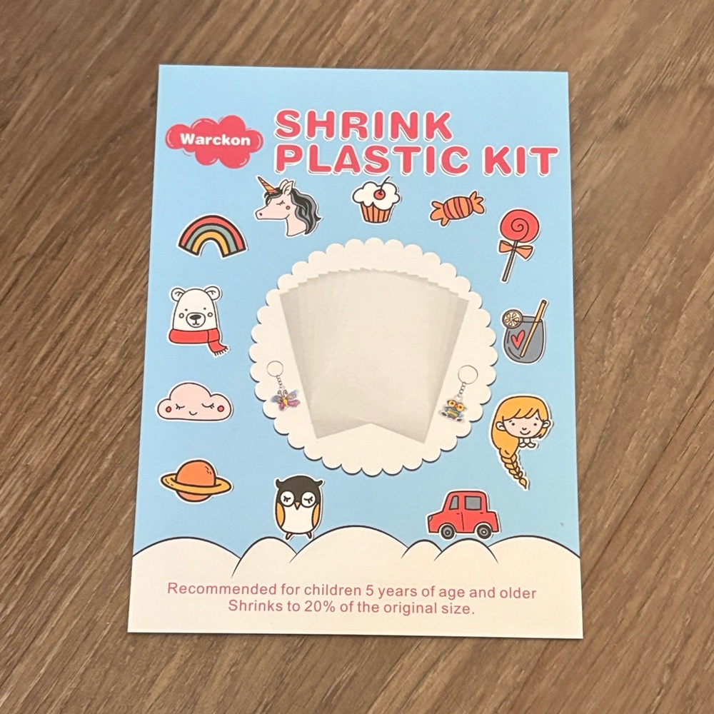 🥭 (4 for $15) Shrink Plastic Kit - Fun Craft Set for Kids